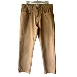 Peter Millar Men's Corduroy 5 Pocket Pants Pima Cotton Stretch Tan Size 34